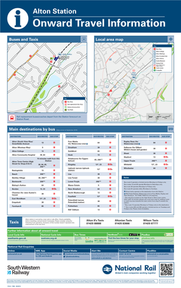 Alton Station R E Y T Te S U L N N an a I Sd P O a W M N Rk N U E R C R 0 S Lo O E S a 1 Ry E D R R O O a a Onwardd D Travel Information