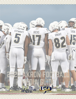 2020 Akron Football Media Guide Adidas.Com This Is Akron Football Zips Rise Together