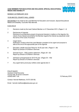 Equality Impact Assessment