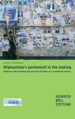 Afghanistan's Parliament in the Making