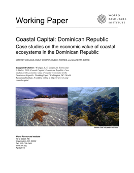 Coral Reef Decline and Beach Erosion in the Dominican Republic………….………