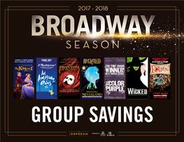 2016-2017 Broadway