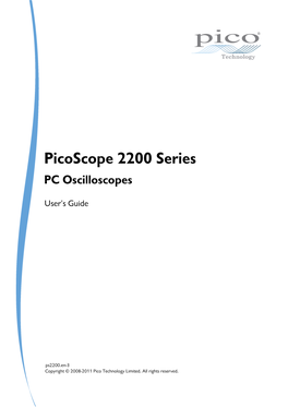 Picoscope 2204 to 2208 User's Guide
