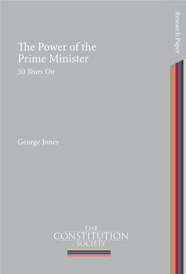 The Power of the Prime Minister
