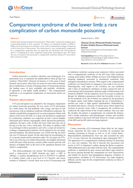 A Rare Complication of Carbon Monoxide Poisoning