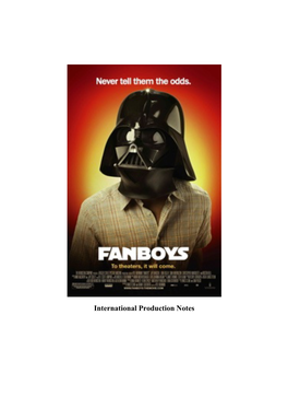 Fanboys-Production-Notes.Pdf
