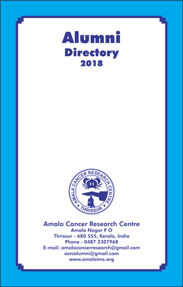 Alumni Directory 2018