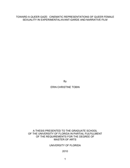 University of Florida Thesis Or Dissertation Formatting