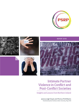 Intimate Partner Violence in Conflict and Post-Conflict Societies
