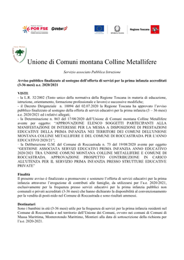 Unione Di Comuni Montana Colline Metallifere