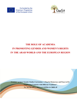 The Role of Academia in Promoting Gender and Women’S Rights in the Arab World and the European Region
