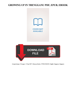 PDF Download Growing up in Trengganu