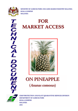 F for Market Access on Pineapple
