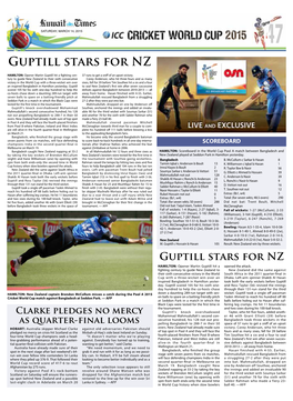 Guptill Stars for NZ