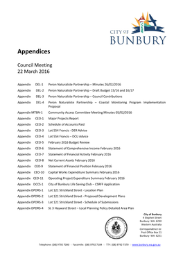 22 March 2016 Appendices Part 1