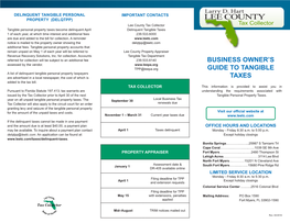 Business Owner's Guide to Tangible Taxes