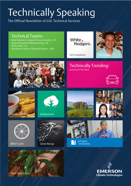 Technically Speaking the Official Newsletter of GSC Technical Services