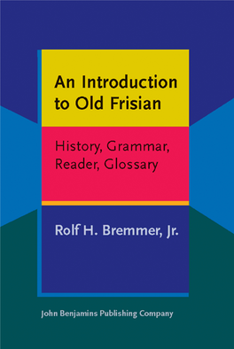 Old Frisian, an Introduction To