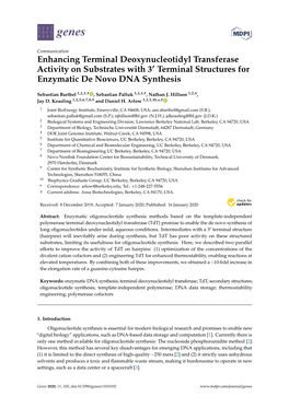 Enhancing Terminal Deoxynucleotidyl Transferase Activity on Substrates