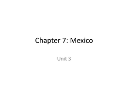 Chapter 7: Mexico