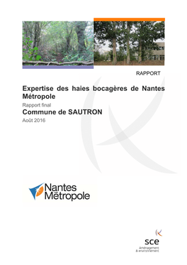 Expertise Des Haies Bocagères De Nantes Métropole Commune De