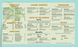 View a Printable Menu