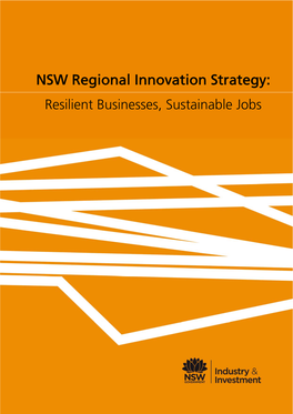 NSW Regional Innovation Strategy