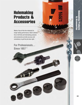 Holemaking Products & Accessories