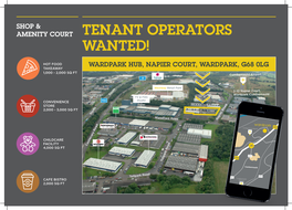 Tenant Operators Wanted!