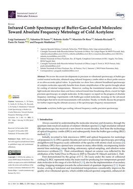 Infrared Comb Spectroscopy of Buffer-Gas-Cooled Molecules: Toward Absolute Frequency Metrology of Cold Acetylene