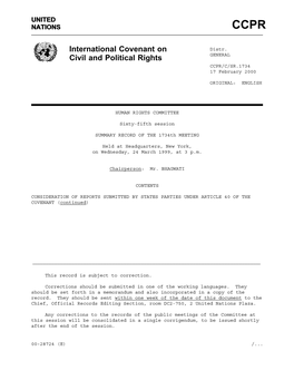 International Covenant on Civil and Political Rights