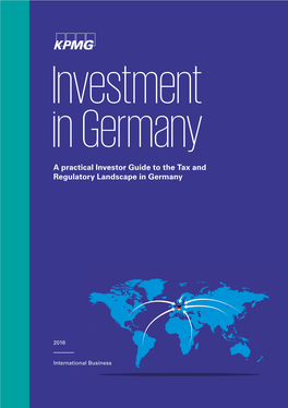 Handbuch Investment in Germany