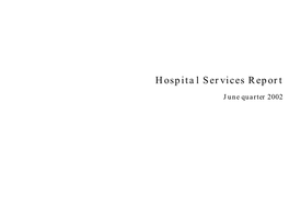 Hospital Services Report