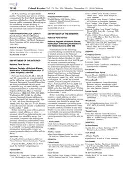 Federal Register/Vol. 75, No. 224/Monday, November 22, 2010