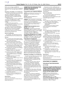 Federal Register/Vol. 71, No. 97/Friday, May 19, 2006