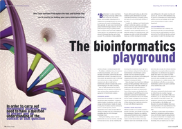 The Bioinformatics Playground