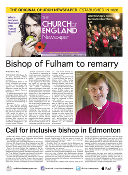 Bishop of Fulham to Remarry