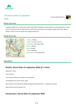 The Secret Side of Ladybower Walk