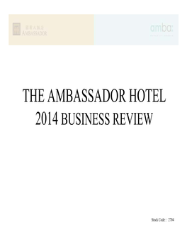 The Ambassador Hotel Hsinchu Gets Under Way