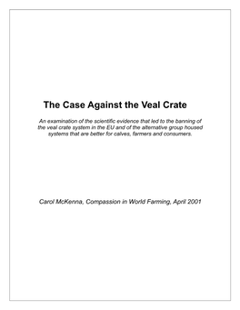 The Case Against the Veal Crate Download