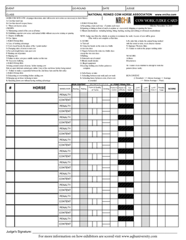 NRCHA Judge Cards 2019 Proposed.Xlsx