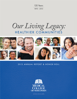 Our Living Legacy: HEALTHIER COMMUNITIES