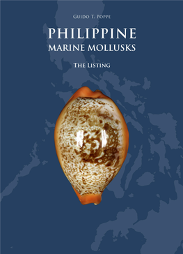 THE LISTING of PHILIPPINE MARINE MOLLUSKS Guido T