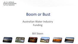 Australian Water Industry Funding Bill Steen