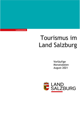 Tourismus Im Land Salzburg