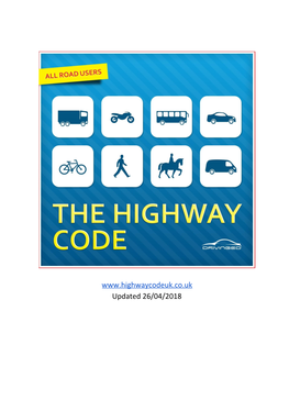 The Highway Code 2018