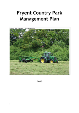 Fryent Country Park Management Plan