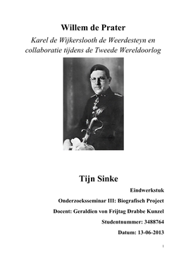 Willem De Prater Tijn Sinke