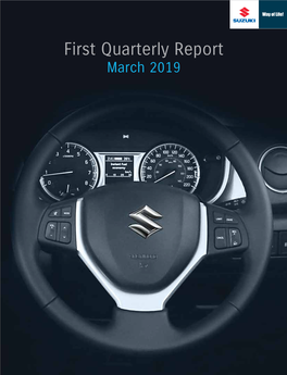 First Quarterly Report 2019 03 DIRECTORS’ REPORT