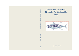 Governance Innovation Networks for Sustainable Tuna Governance Innovation